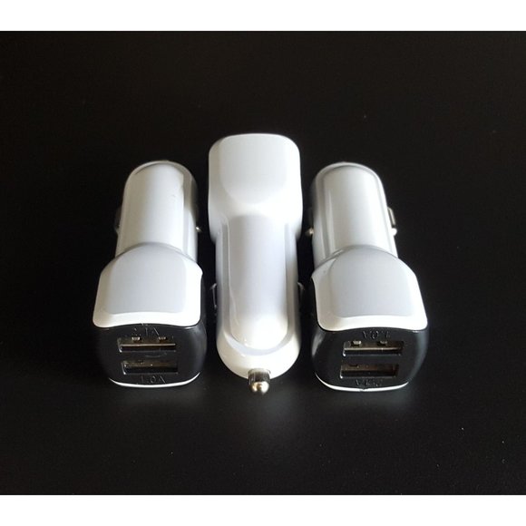 3 X LED Dual Port Car Charger - Picture 1 of 5